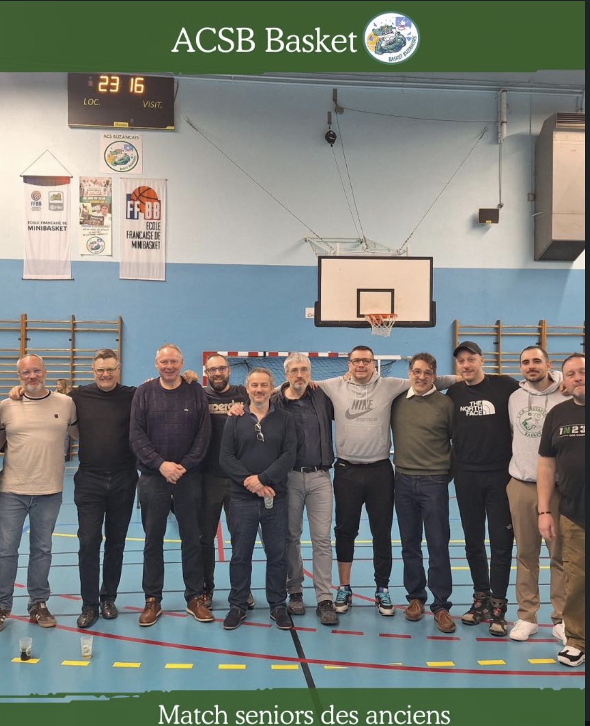 Match seniors des anciens